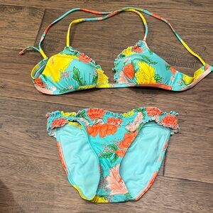 Floral Swim Set - Multicolor